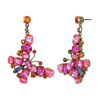 Red - Butterfly Dance - Konplott earrings